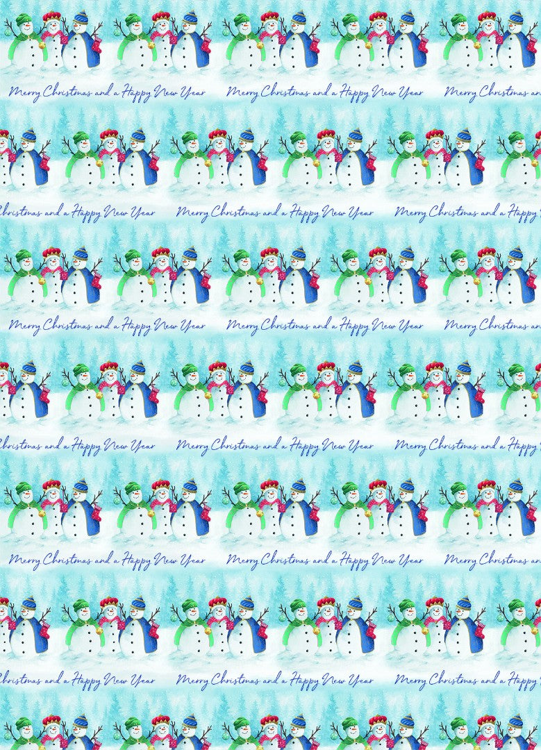 Snowkings And Candlelight Gift Wrap