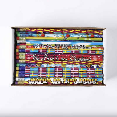 Pencils - Christian Assorted (Pack of 100)