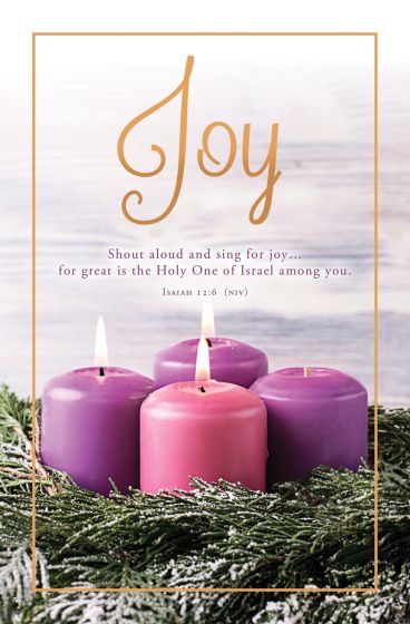 Advent Joy Isaiah 12:6 Bulletin (pack of 100)