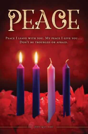 Advent Peace John 14:27 Bulletin (pack of 100)