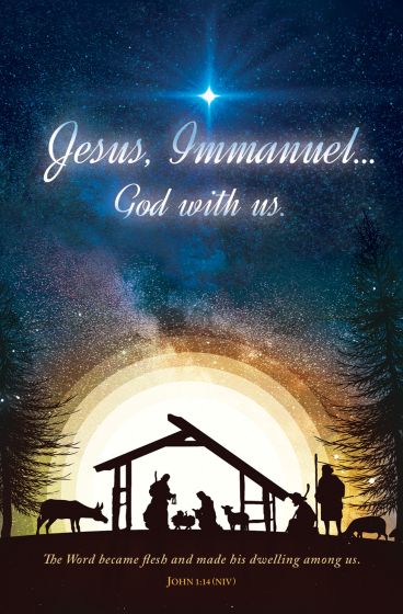 Christmas Jesus Immanuel Bulletin (pack of 100)