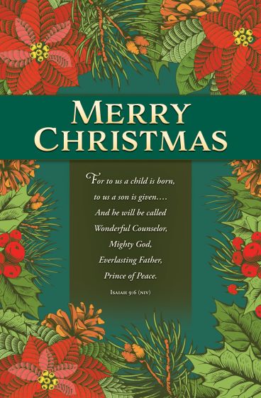 Merry Christmas Bulletin (pack of 100)