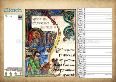 2025 Lindisfarne Scriptorium Art Calendar