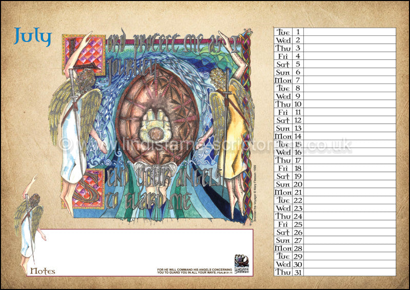 2025 Lindisfarne Scriptorium Art Calendar