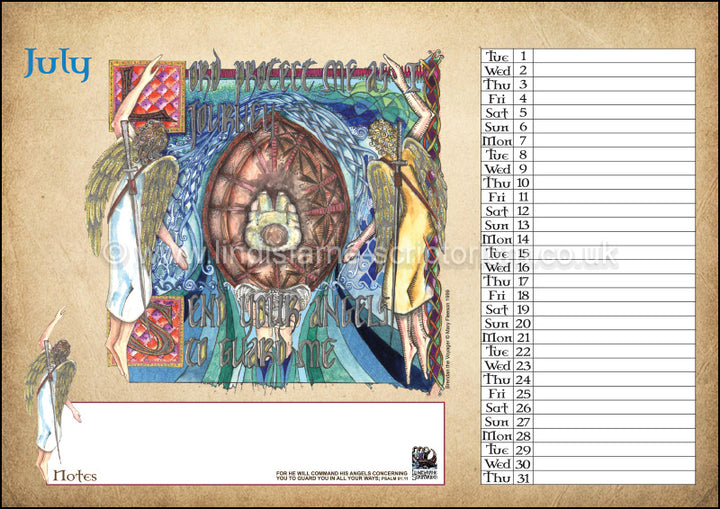 2025 Lindisfarne Scriptorium Art Calendar