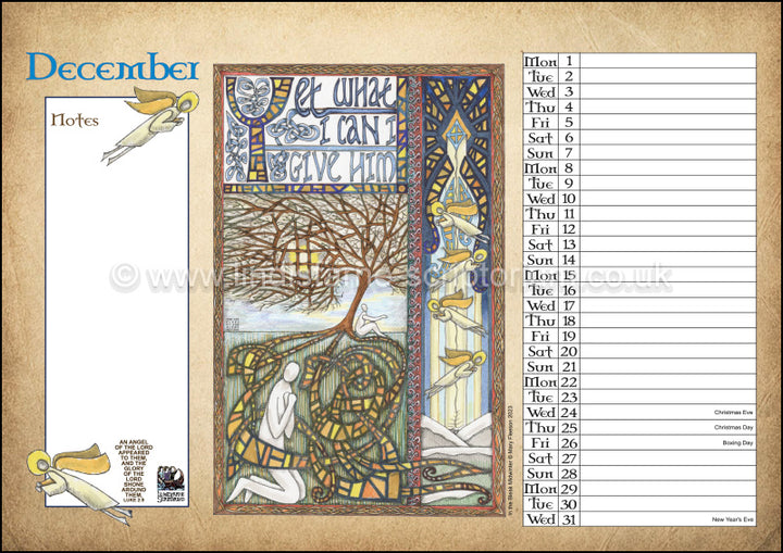 2025 Lindisfarne Scriptorium Art Calendar