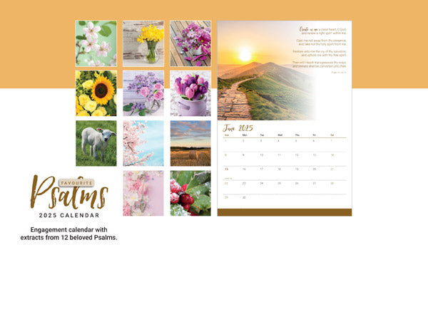 2025 Calendar: Favourite Psalms