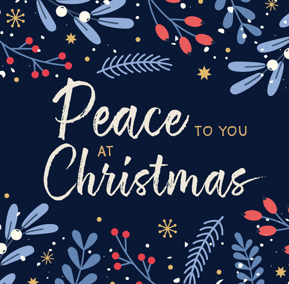 Compassion Charity Christmas Cards: Minicard Peace & Joy