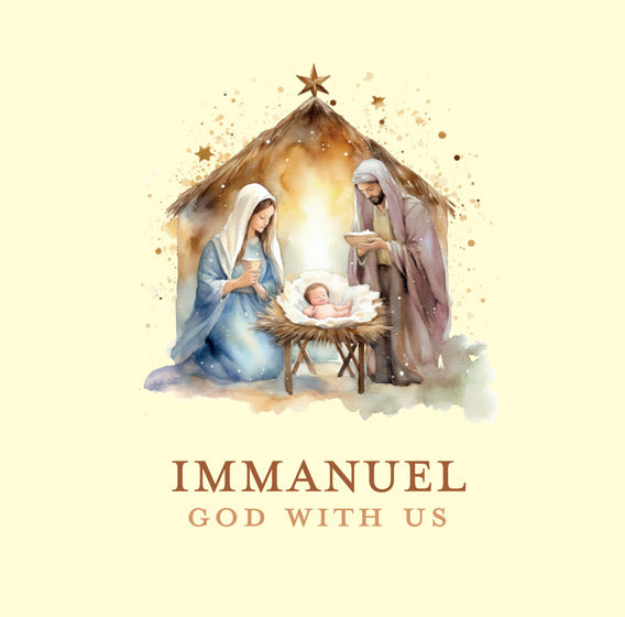 Christmas Boxed Cards: Immanuel (Pack Of 16)