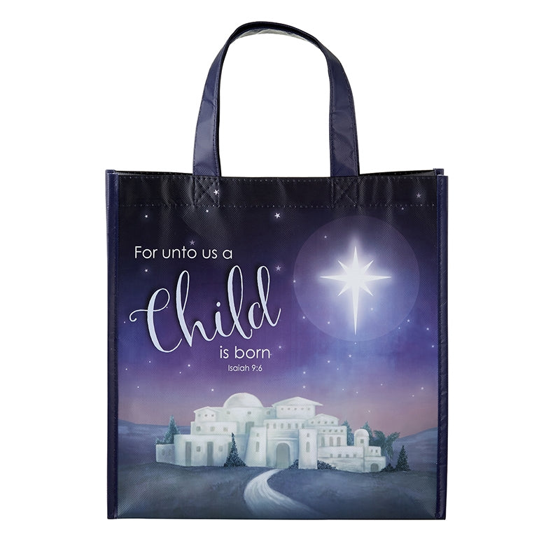 A Child Is Born Tote Bag