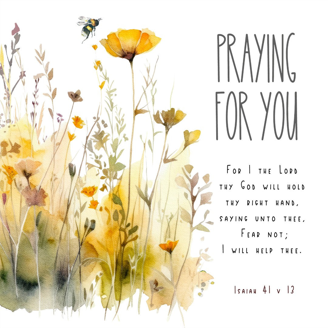 Praying For You. For I The Lord Thy God - Greeting Card