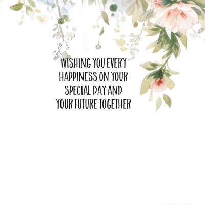 Blessings On Your Wedding Day Swing - Greeting Card