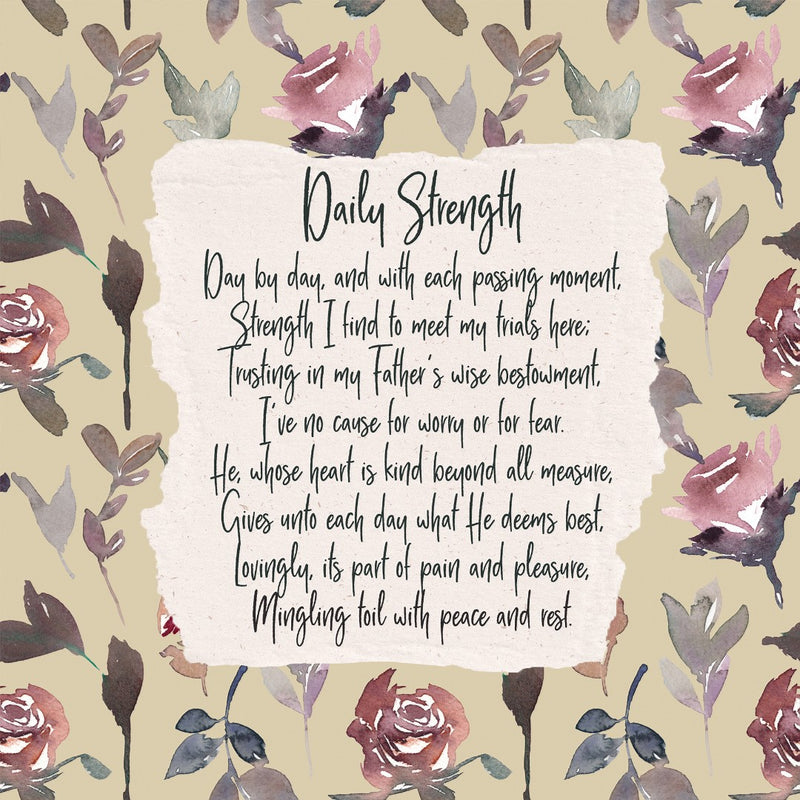 Daily Strength Day By Day - Greeting Card