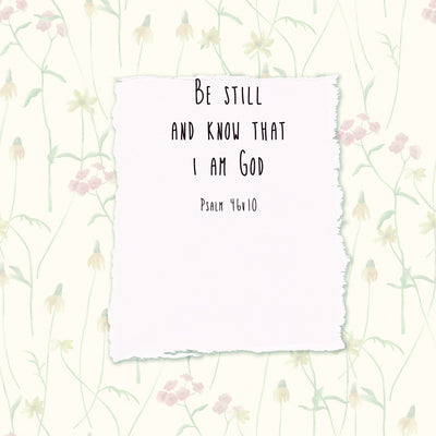 Be Still, My Soul Hymn - Greeting Card