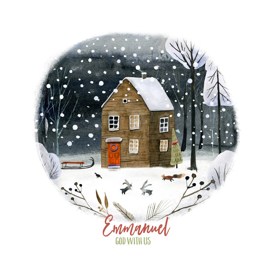 Emmanuel God With Us - Christmas Card