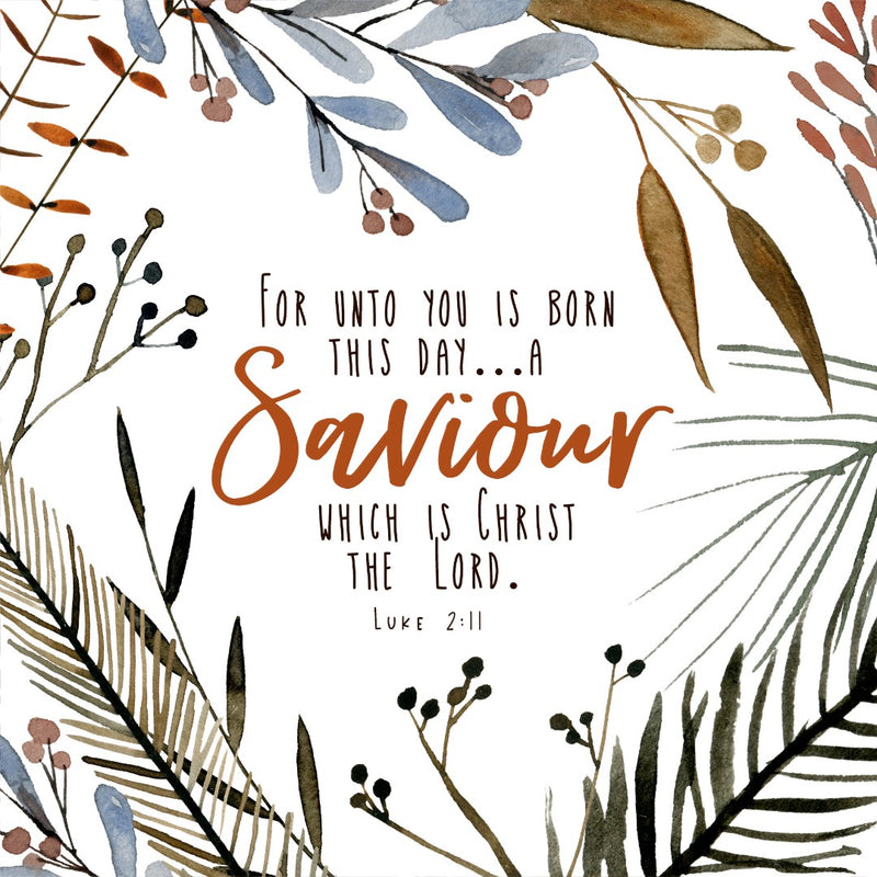 For Unto You Is Born This Day - Greeting Card