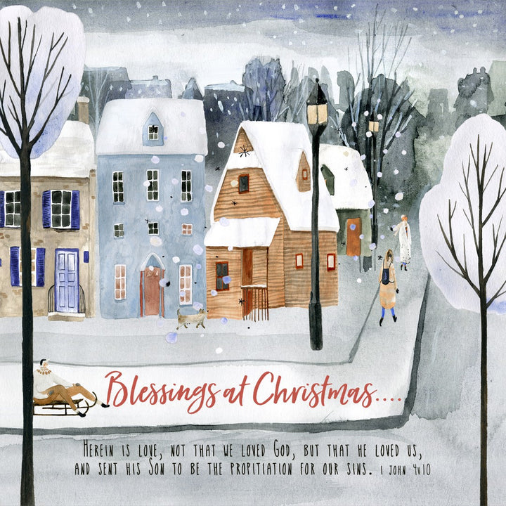 Blessings At Christmas - Christmas Card