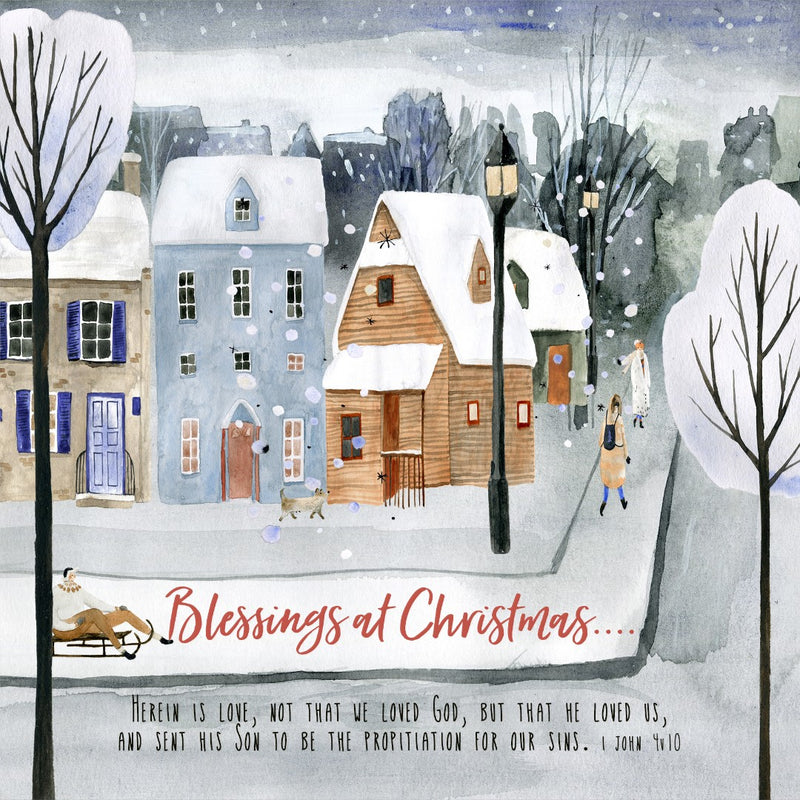 Blessings At Christmas - Greeting Card