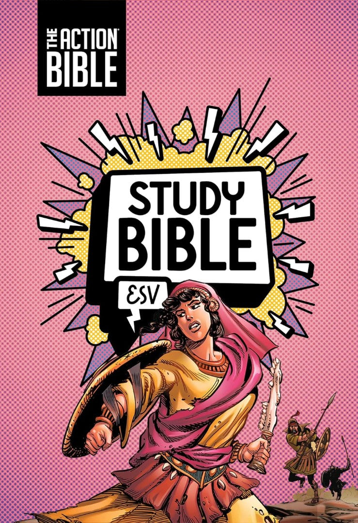 Action Bible Study Bible ESV, Pink