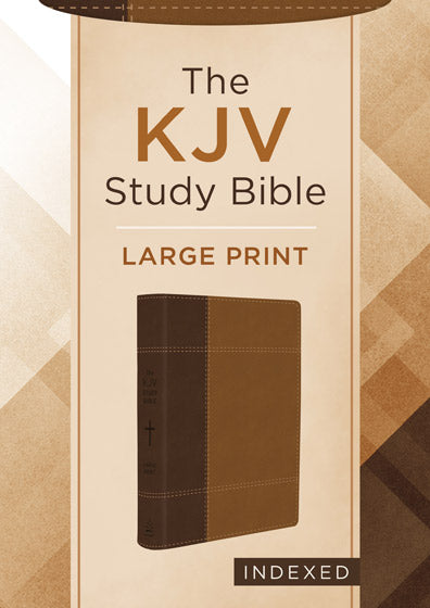 KJV Study Bible Large Print Indexed