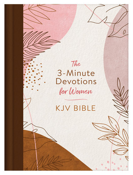 3-Minute Devotions for Women KJV Bible [Rose & Copper]