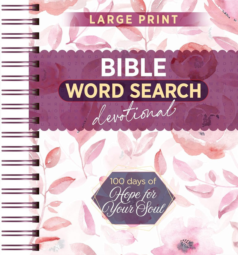 Bible Word Search Devotional (Large Print)