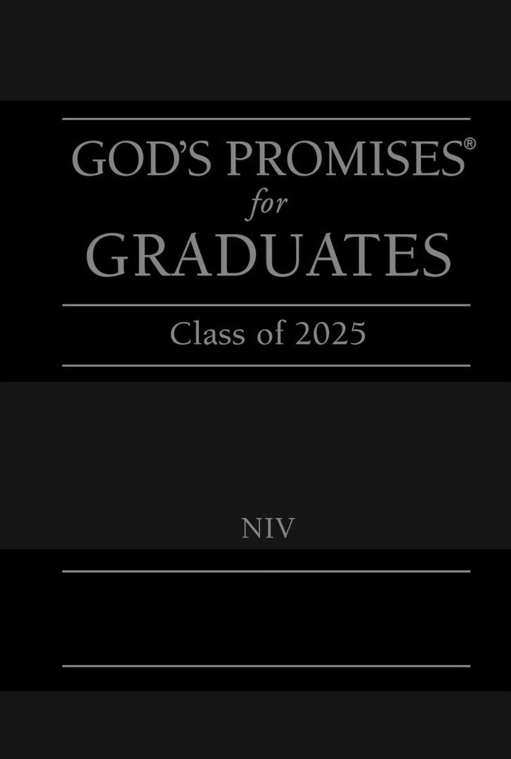 God's Promises for Graduates: Class of 2025, Black NIV