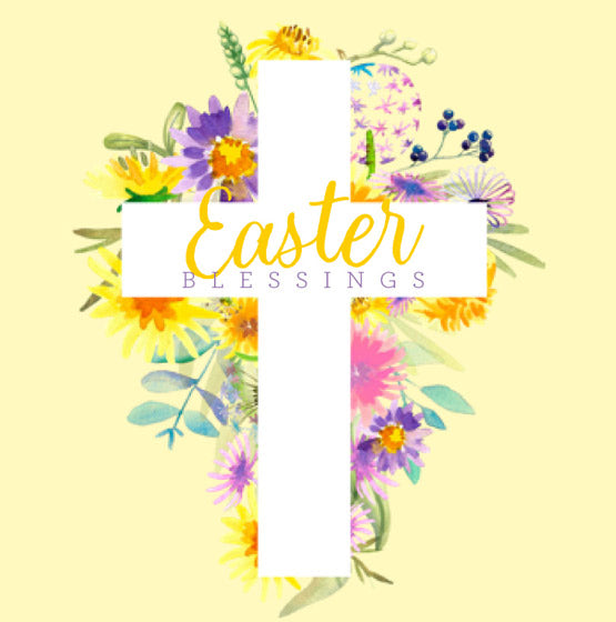 Easter Mini Cards - Easter Blessings (Pack Of 5)