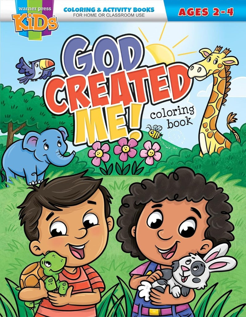 God Created Me! Coloring Book, Ages 2-4