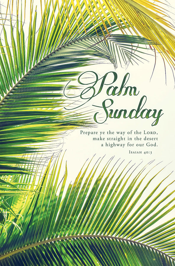 Palm Sunday Bulletin (pack of 100)