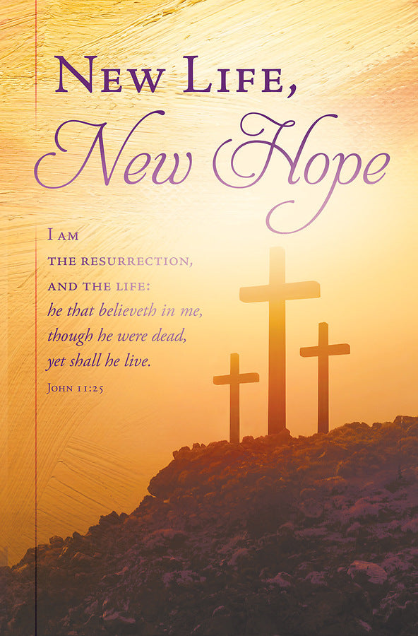 New Life, New Hope Easter Bulletin (pack of 100)