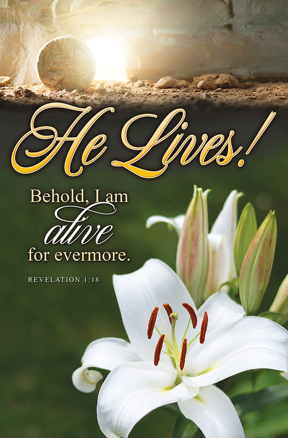 He Lives! Easter Bulletin (pack of 100)