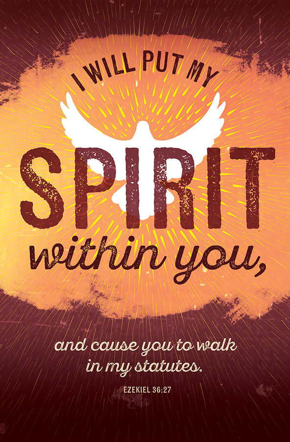 I Will Put My Spirit Within You Bulletin (pack of 100)