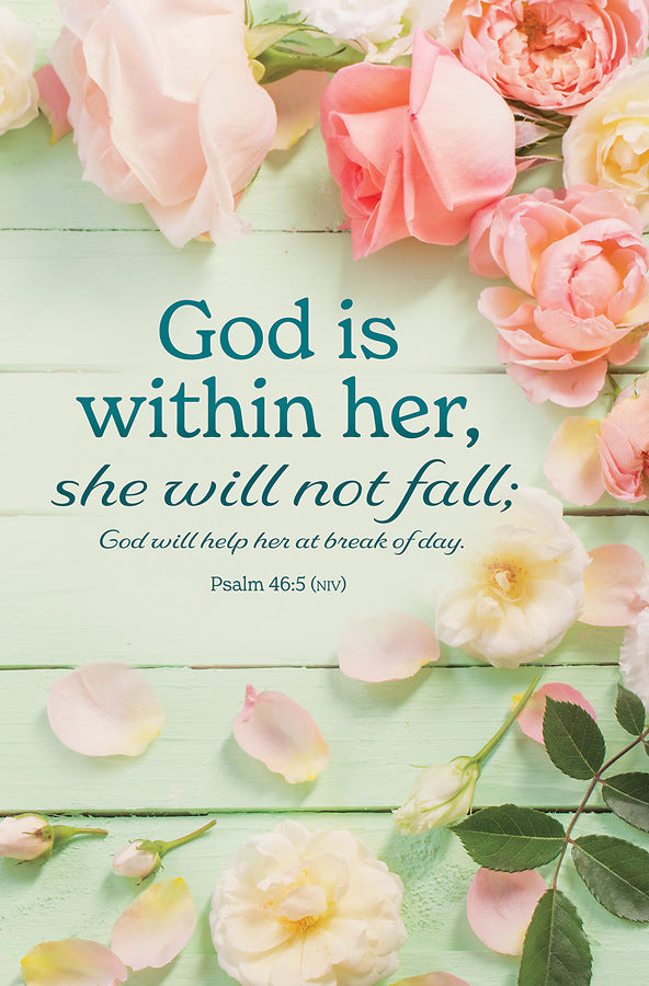 God is Within Her Bulletin (pack of 100)