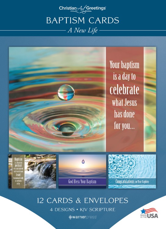 New Life Baptism Boxed Cards (pack of 12)