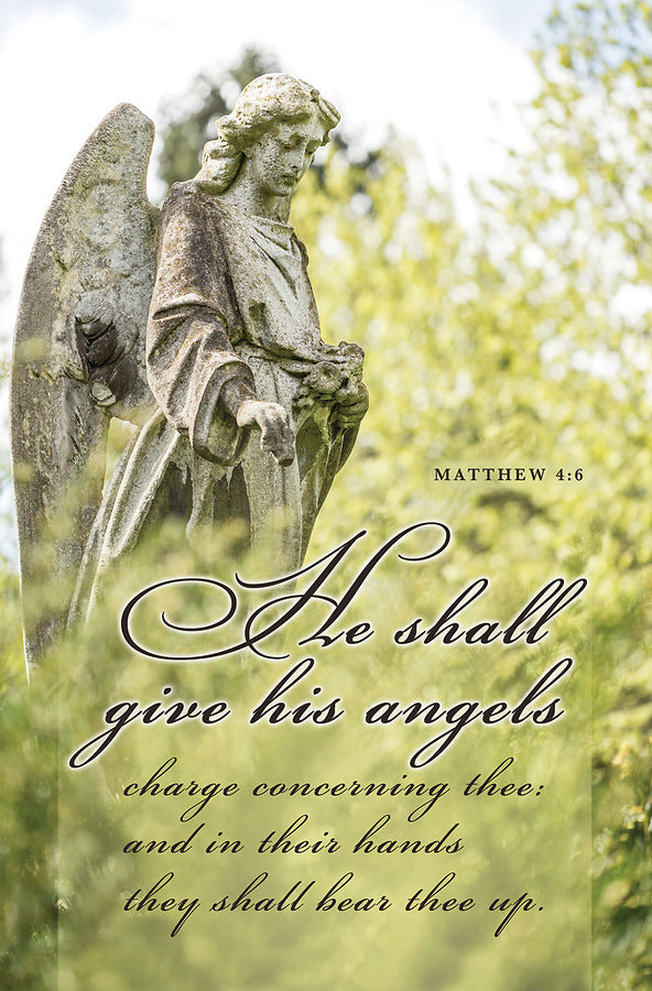 Shall Give Angels Inspirational Bulletin (pack of 100)