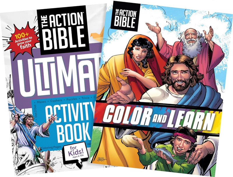 The Action Bible Ultimate Coloring & Activity Pack