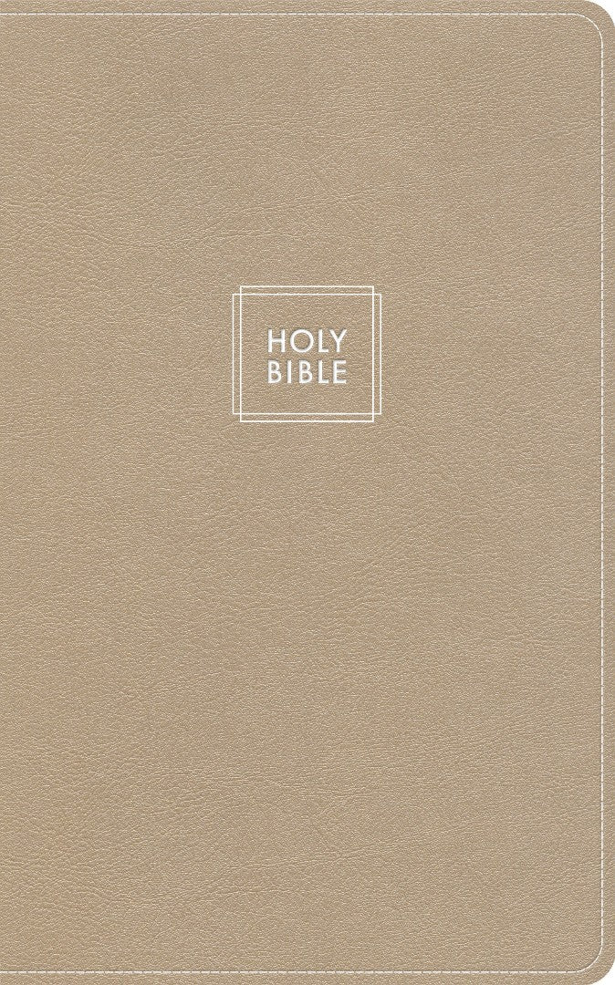 KJV Single-Column Personal Size Bible, Gold Leathertouch