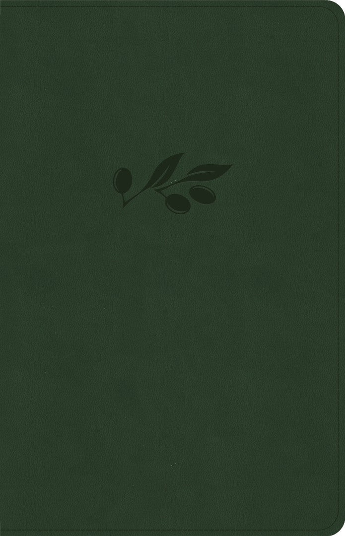 CSB Thinline Bible, Anglicised Edition, Olive Leathertouch