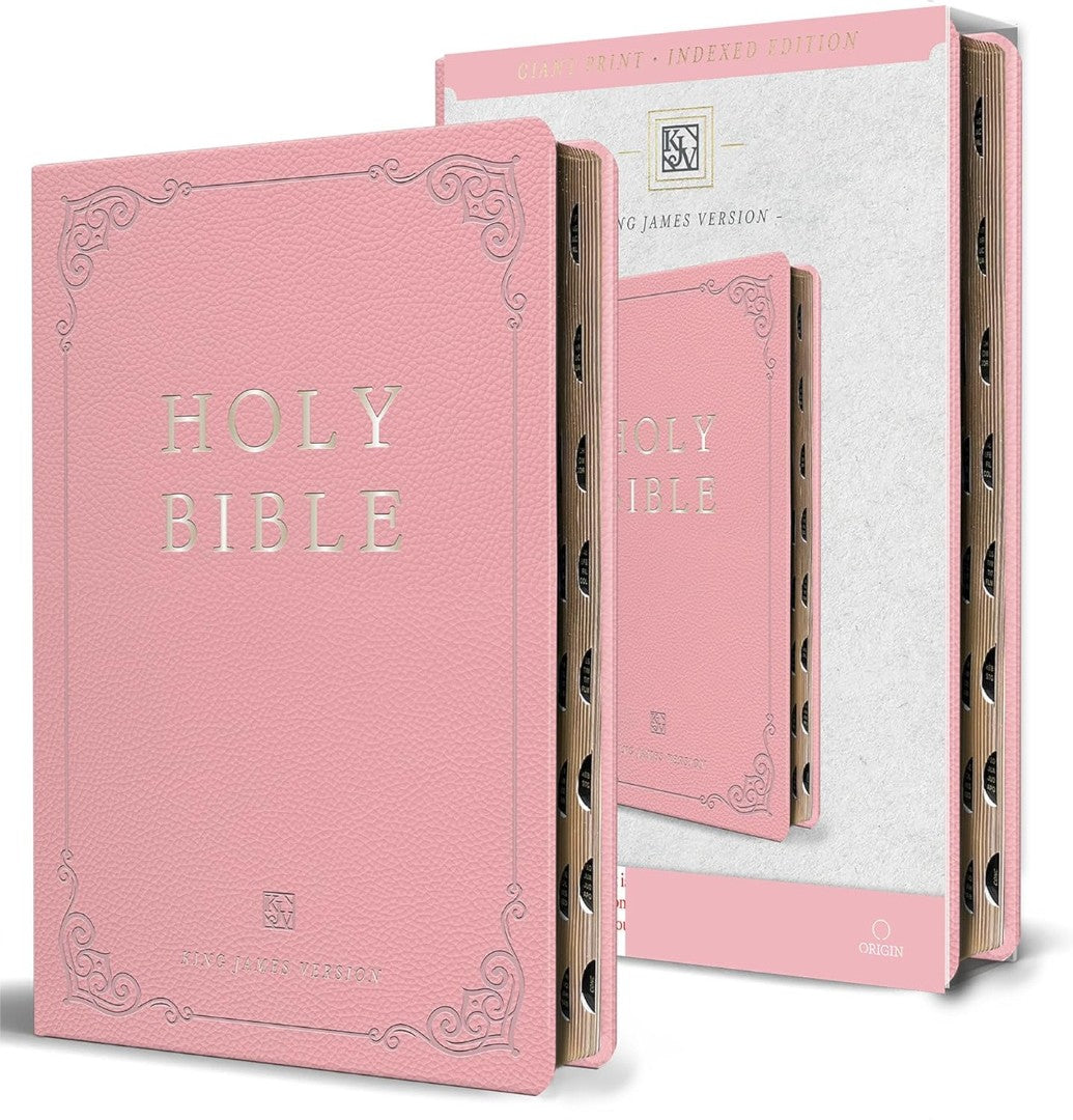 KJV Holy Bible, Giant Print Thinline Large Format, Pink