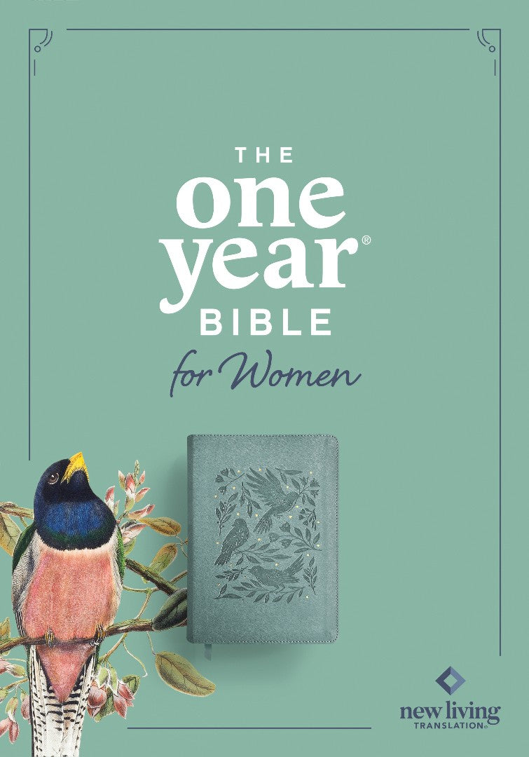 NLT The One Year Bible for Women, Birdsong Teal