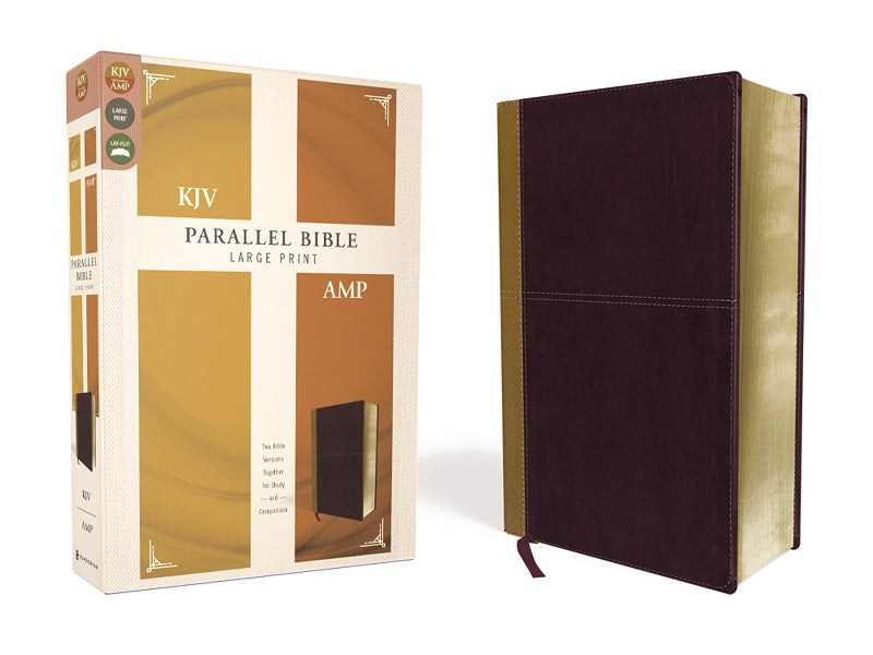 KJV, Amplified, Parallel Bible, Large Print, Leathersoft