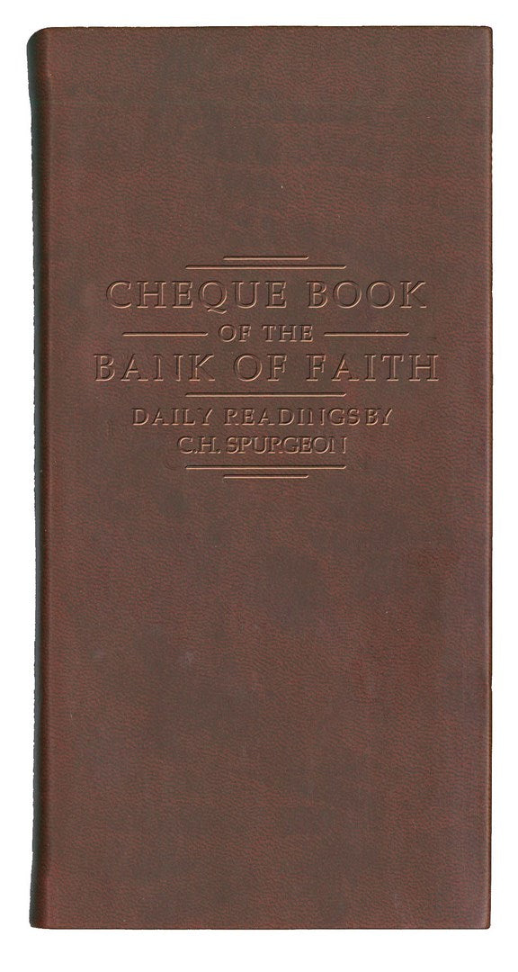 Chequebook Of The Bank Of Faith