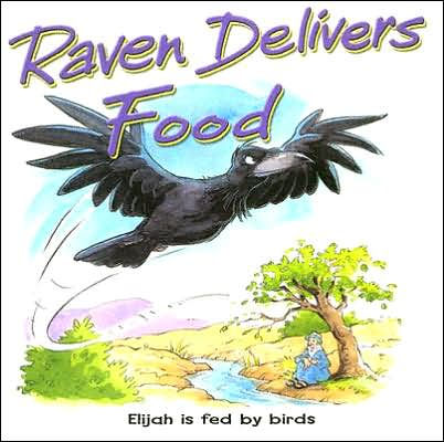 Raven Delivers Food