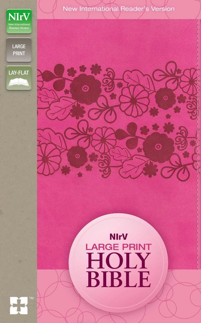 NIRV Large Print Holy Bible, Pink