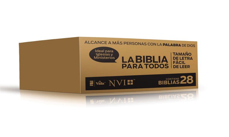 NVI -Santa Biblia - Edicion Economica / Paquete De 28