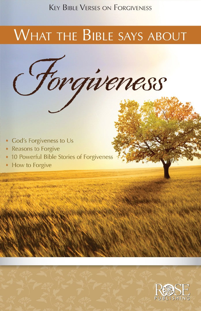 What the Bible Says About Forgiveness (Individual pamphlet)