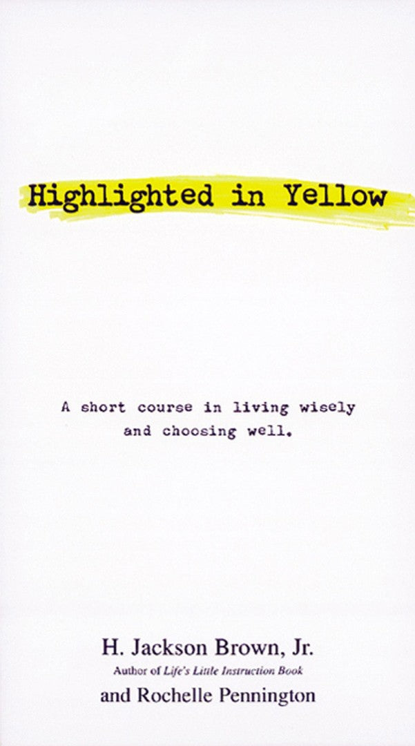 Highlighted in Yellow