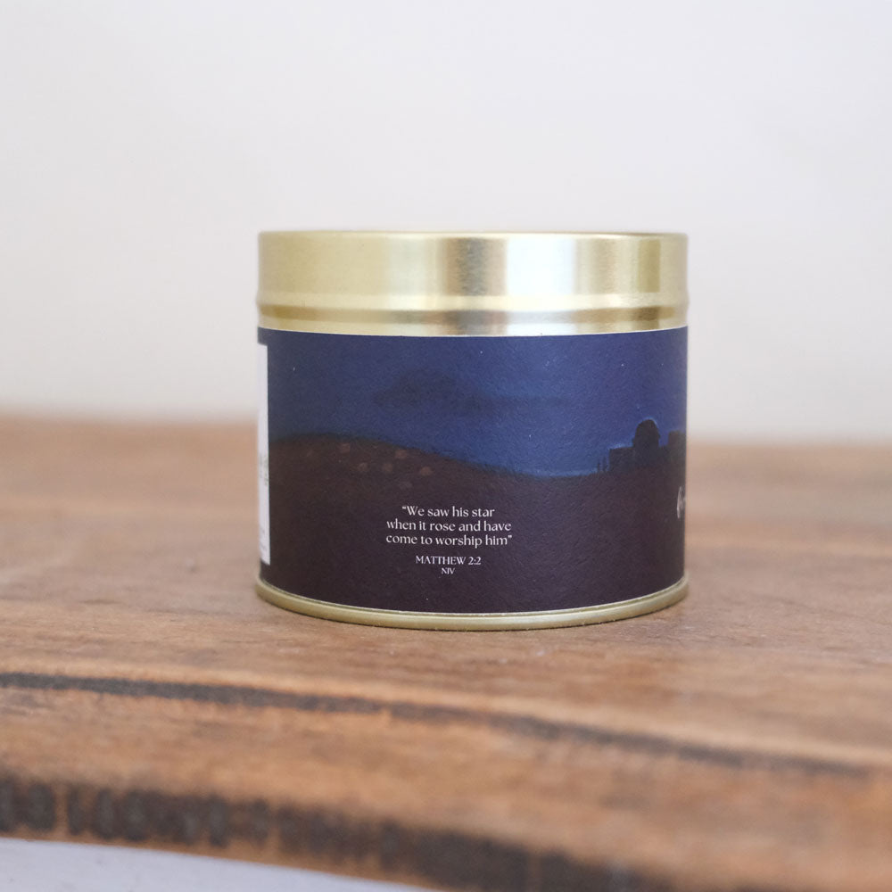 Frankincense & Myrrh Scented Candle in a Tin - Limited Ed