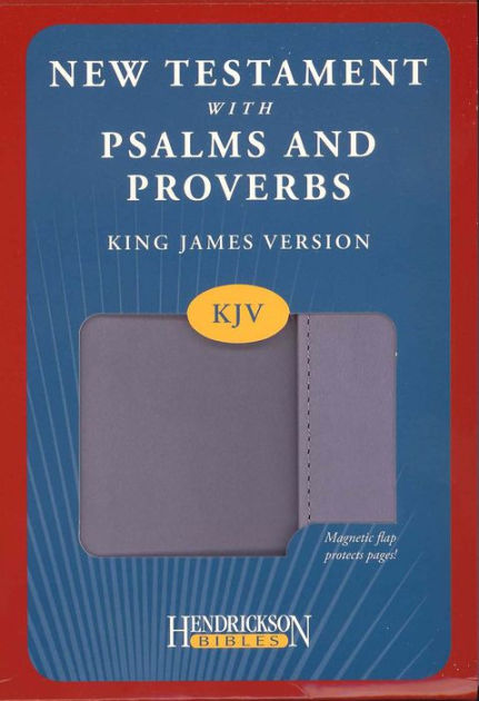 KJV New Testament with Psalms & Proverbs Magnetic Flap Lilac